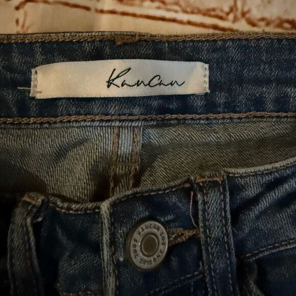 KanCan Blue Skinny Jeans Distressed Denim - Picture 5 of 11